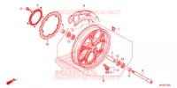 ROUE AVANT pour Honda NC 750 X ABS DCT de 2016