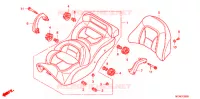 SELLE pour Honda GL 1800 GOLD WING ABS NAVI AIRBAG de 2016