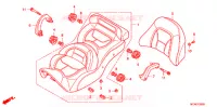 SELLE pour Honda GL 1800 GOLD WING ABS NAVI de 2016