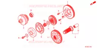 TRANSMISSION PRIMAIRE pour Honda GL 1800 GOLD WING BASE de 2016