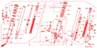 FOURCHE pour Honda GL 1800 GOLD WING ABS de 2016