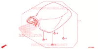 SELLE pour Honda FOURTRAX 420 RANCHER 4X4 Manual Shift de 2016