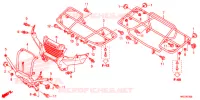 SUPPORT pour Honda FOURTRAX 420 RANCHER 4X4 Manual Shift de 2016