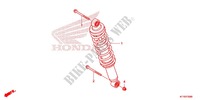 AMORTISSEUR ARRIERE pour Honda CBR 125 BLACK de 2015