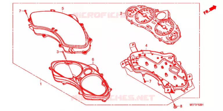 COMPTEUR DE VITESSE (FJS400D9/FJS400A) Honda SCOOTER 400 SILVERWING 2011  FJS400A9