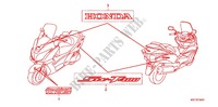 AUTOCOLLANTS (FJS400D9/FJS400A) pour Honda SILVER WING 400 ABS de 2013