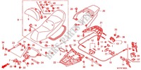 SELLE pour Honda SILVER WING 400 ABS de 2012