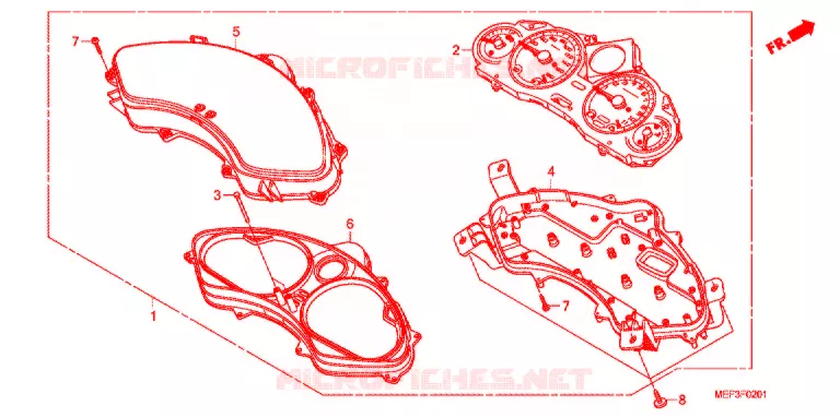 COMPTEUR DE VITESSE (FJS400D9/FJS400A) Honda SCOOTER 400 SILVERWING 2013  FJS400A9