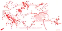 RADIATEUR pour Honda CB 500 F ABS WHITE de 2014