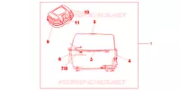 TOP CASE 45L (ON/OFF) pour Honda TRANSALP 700 ABS de 2011