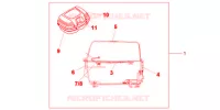 TOP CASE 45L (ON/OFF) pour Honda TRANSALP 700 ABS de 2011