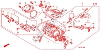 CORPS DE PAPILLON pour Honda TRANSALP 700 ABS de 2011