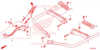 PEDALE   REPOSE PIED pour Honda FOURTRAX 500 FOREMAN RUBICON DCT de 2016