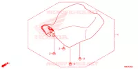SELLE pour Honda FOURTRAX 500 FOREMAN RUBICON DCT de 2016