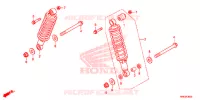AMORTISSEUR ARRIERE pour Honda FOURTRAX 500 FOREMAN RUBICON DCT EPS de 2016