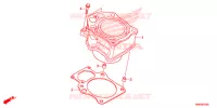 CYLINDRE pour Honda FOURTRAX 500 FOREMAN RUBICON DCT EPS de 2016