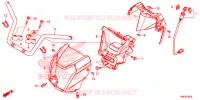 GUIDON pour Honda FOURTRAX 500 FOREMAN RUBICON DCT EPS de 2016