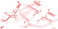 PEDALE   REPOSE PIED pour Honda FOURTRAX 500 FOREMAN RUBICON DCT EPS de 2016