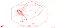 SELLE pour Honda FOURTRAX 500 FOREMAN RUBICON DCT EPS de 2016