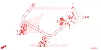 BARRE ANTI ROULIS pour Honda FOURTRAX 500 FOREMAN RUBICON RED de 2016