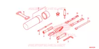 OUTIL pour Honda FOURTRAX 500 FOREMAN RUBICON RED de 2016