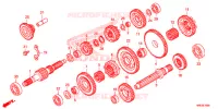 BOITE DE VITESSES pour Honda FOURTRAX 500 FOREMAN RUBICON RED de 2016