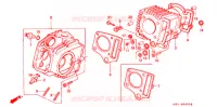 CYLINDRE   CULASSE pour Honda MONKEY 50 TYPE 1 de 1979