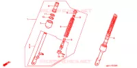 AMORTISSEUR AVANT pour Honda GORILLA 50 de 2000