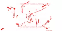 PEDALE   KICK pour Honda GORILLA 50 de 2000