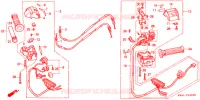 COMMODO   LEVIER   CABLE pour Honda FUSION 250 de 1988