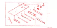 OUTIL pour Honda FUSION 250 de 1988