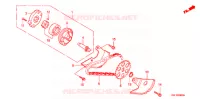 POMPE A HUILE pour Honda FUSION 250 de 1988