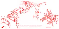 RADIATEUR pour Honda FUSION 250 de 1988