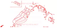 SELLE pour Honda FUSION 250 de 1988