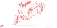 SILENCIEUX D'ECHAPPEMENT pour Honda FUSION 250 de 1988