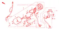 COMPTEUR pour Honda STEED 600 VLX Taylor bar handle with speed warning light de 1988