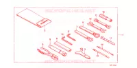 OUTIL pour Honda STEED 600 VLX Taylor bar handle with speed warning light de 1988