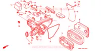 FILTRE A AIR pour Honda CRM 250 de 1991