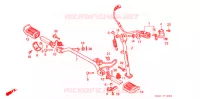 BEQUILLE   REPOSE PIEDS pour Honda EZ-9 de 1990