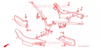 GUIDON   CARENAGE pour Honda EZ-9 de 1990