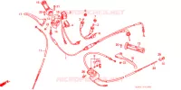 LEVIER DE GUIDON   CABLE   COMMODO pour Honda EZ-9 de 1990
