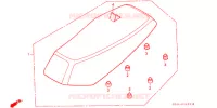 SELLE pour Honda EZ-9 de 1990