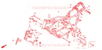 CADRE pour Honda STEED 600 VLX Without speed warning light. Taylor bar handle de 1992
