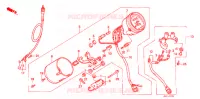 COMPTEUR pour Honda STEED 600 VLX Without speed warning light. Taylor bar handle de 1992