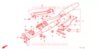 SILENCIEUX D'ECHAPPEMENT pour Honda STEED 600 VLX Without speed warning light. Taylor bar handle de 1992