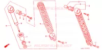 AMORTISSEUR ARRIERE pour Honda TACT 50 STAND UP de 1993