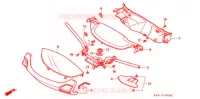 GUIDON   CARENAGE pour Honda 250 FREEWAY de 1994