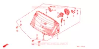 PHARE pour Honda FUSION 250 With speed warning light de 1994