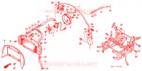RADIATEUR pour Honda FUSION 250 With speed warning light de 1994