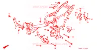 CADRE pour Honda CUB EZ 90 de 1995